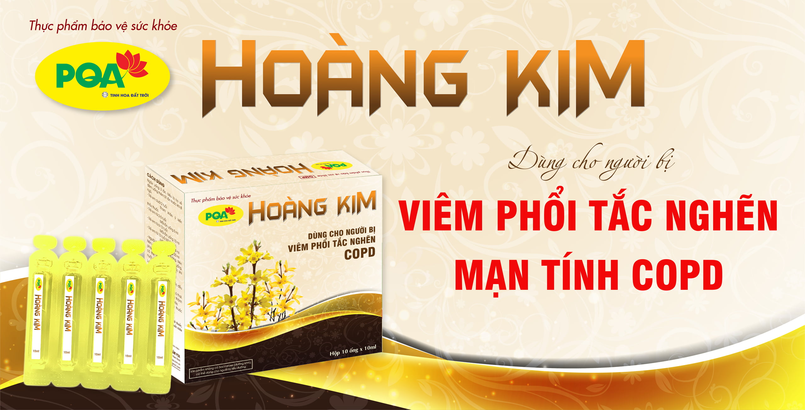 PQA Hoàng Kim- viêm phế quản, viêm phổi tắc nghẽn, COPD
