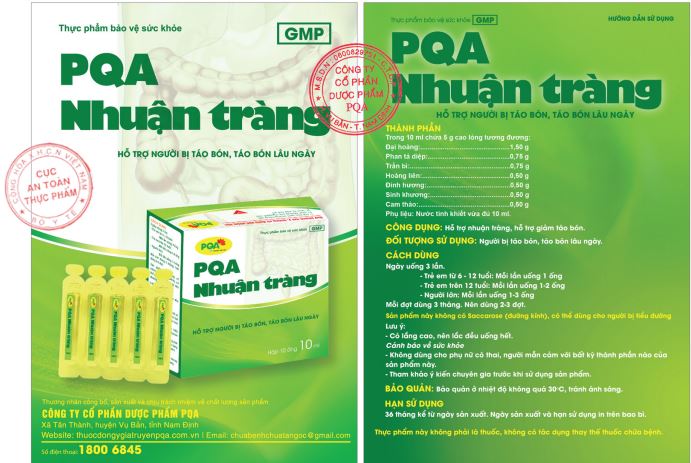 PQA Nhuận Tràng Ống