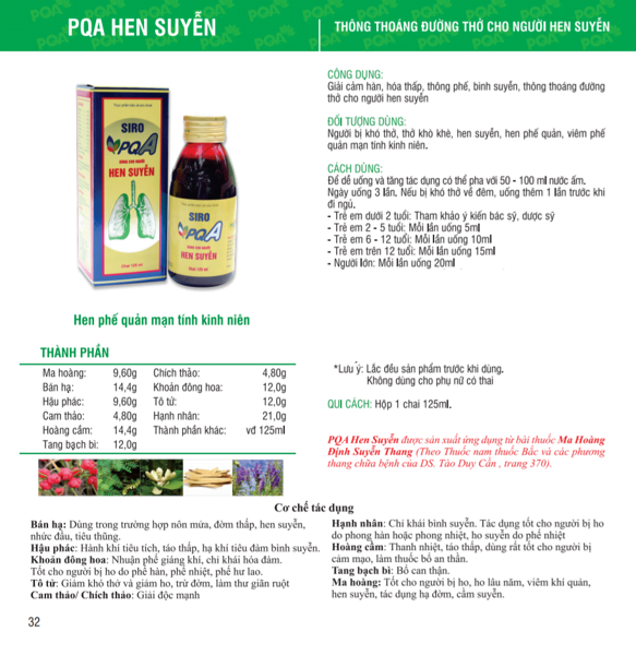 siro pqa hen suyễn