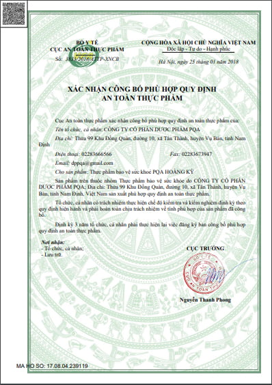 an toàn thực phẩm